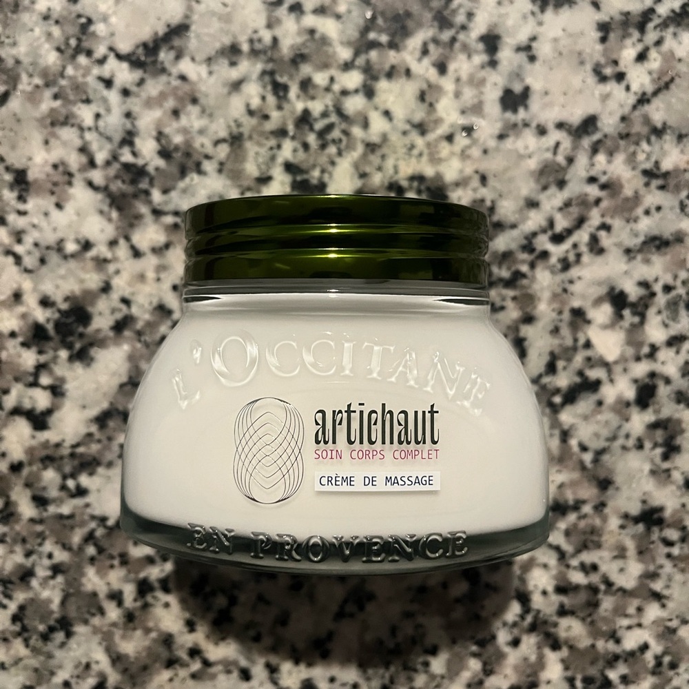 L'OCCITANE Artichaut Massage Cream in box NEW